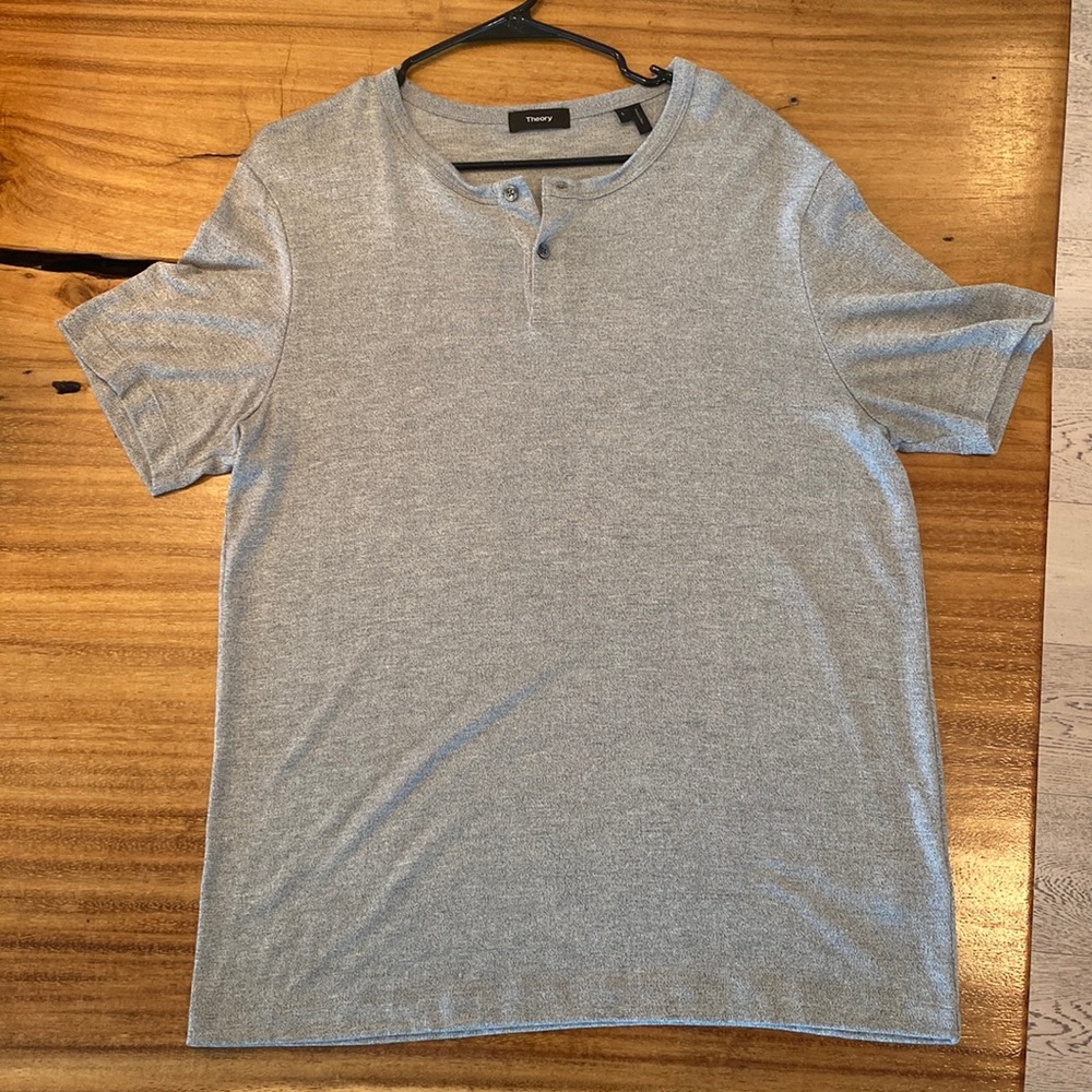 Theory Men’s short sleeve Henley shirt